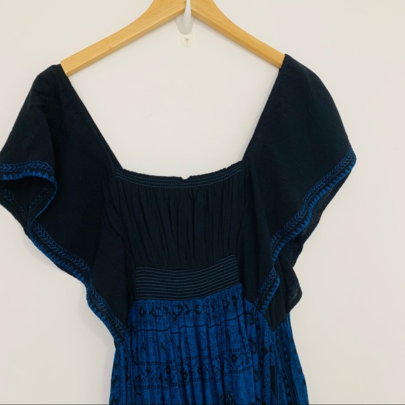 Free People In Search of Paradise Midi Boho Dress - Picture 8 of 11